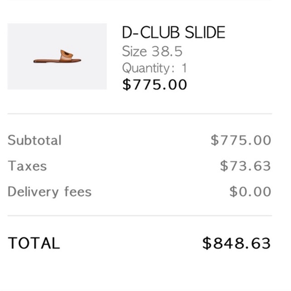 Dior D-Club Slide - Picture 5 of 6